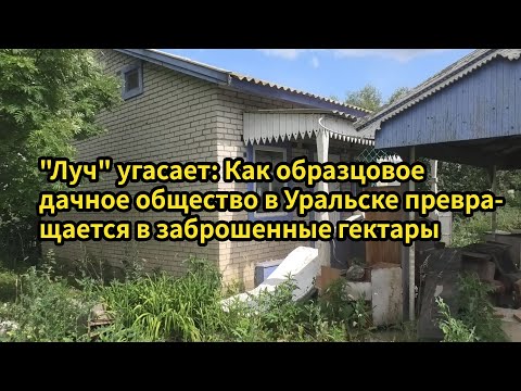 Видео: Как умирает образцовое дачное общество в Уральске, оно  превращается в заброшенные гектары