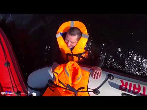 Видео: Спасательный жилет Фрегат - испытания в воде.