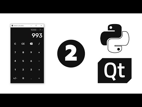 Видео: Простой GUI калькулятор на Python #2. Основной функционал