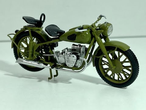 Видео: М-72 масштаб 1:24 Наши мотоциклы MODIMIO