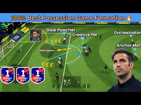 Видео: 100% лучшая игровая схема владения мячом для Сеска Фабрегаса в eFootball Mobile 2026