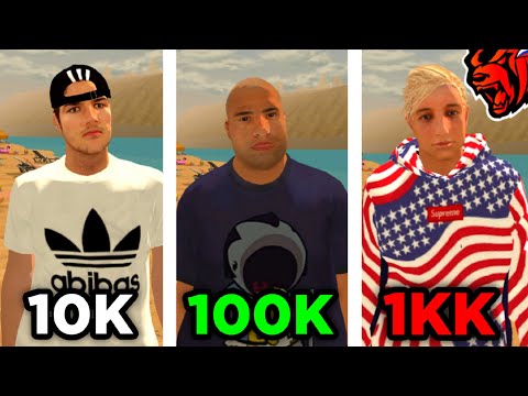 Видео: НА ЧТО БОМЖИ ПОТРАТЯТ 10К, 100К И 1КК НА BLACK RUSSIA
