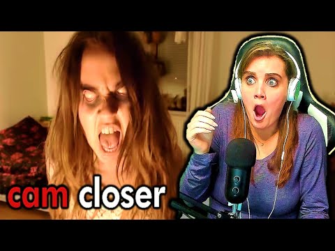 Видео: ЭТО БЫЛО ДОВОЛЬНО ЖУТКИМ!! I Cam Closer 1 & 2 I Короткометражный фильм ужасов I Реакция
