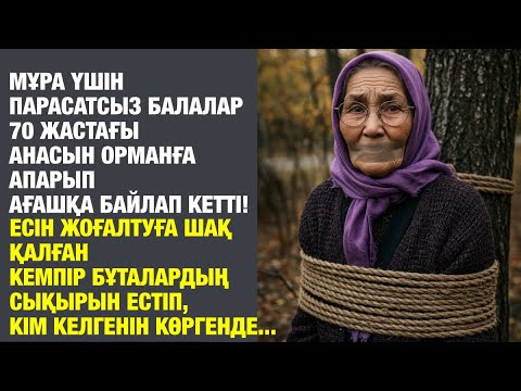 Видео: Мұра үшін балалары анасын орманға апарып, ағашқа байлап кетті! Бірақ ол... ӨМІРДЕН АЛЫНҒАН ОҚИҒАЛАР.