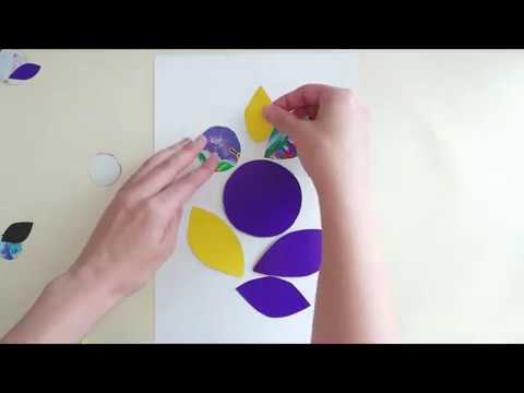 Видео: Мой блог о Петриковской росписи. Выпуск №16: "Композиция сказочный цветок"