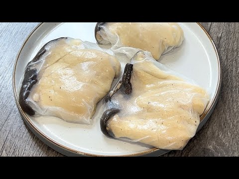 Видео: Просто оберните королевские вешенки рисовым перцем, это так же вкусно, как жареный цыпленок. #Веган