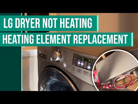 Видео: Сушильная машина LG не работает — замена нагревательного элемента сушилки