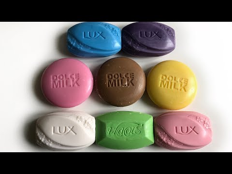 Видео: Cutting dry soap, relaxing video, no talking/ режу сухое цветное мыло
