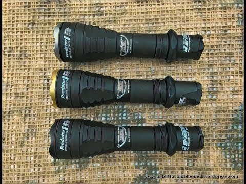 Видео: Видео обзор, примеры использования фонарей Predator Pro v3. Cree XHP35 HI/ XP-L HI/ XB-H от Armytek.