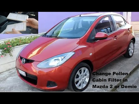 Видео: Салонный фильтр салона Mazda 2 Demio 2007 2014 г.в.