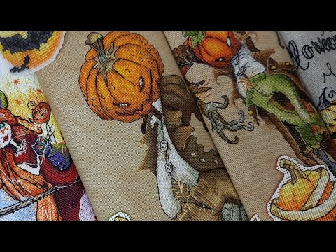 Видео: ВЫШИТЫЙ ХЭЛЛОУИН /Halloween /  Вышивка крестом