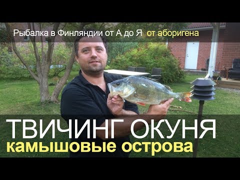 Видео: Ловля окуня у островов. Твичинг. Рыбалка в Финляндии. Zip Baits Rigge 70sp