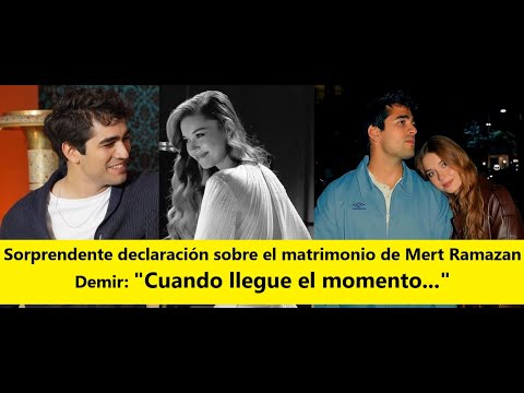 Видео: Неожиданное заявление о браке Мерта Рамазана Демира: «Когда придет время…»