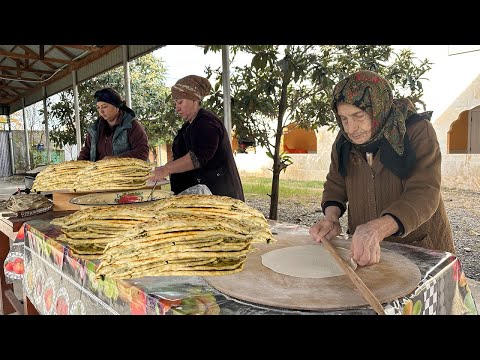 Видео: Микс лучших рецептов | Бабушка готовит традиционный кутаб с зеленью
