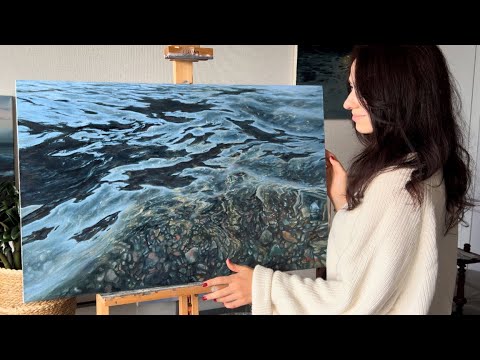 Видео: Картина ВДОХНОВЛЕННАЯ отпуском | живопись маслом | Katty Bo Art