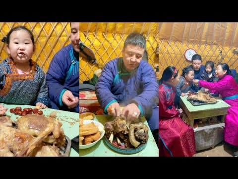 Видео: Традиционная жизнь монголов на пастбище! Монгольская кухня! Коллекция 4 #еда #кулинария #монголия