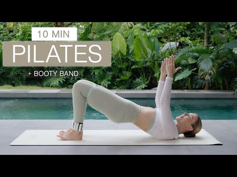 Видео: Быстрый пилатес для подтянутых бедер и ягодиц // по желанию можно использовать резинку для ягодиц