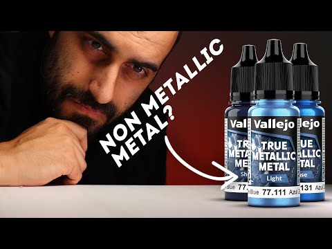 Видео: Можно ли красить NMM металлическими красками? | Vallejo TRUE METALLIC METAL