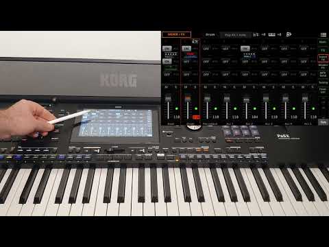 Видео: Korg Pa5x Микшер - типы эффектов - детальный обзор