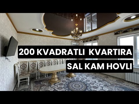 Видео: 200KVADRATLI KVARTIRA SOTILADI | SAL KAM HOVLI | #квартира #buxoro #uy #arzonuy #arzon #arzonuylar