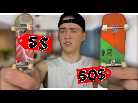 Видео: $5 TECH DECK VS $50 ФИНГЕРБОРД!