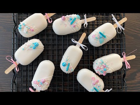 Видео: Муссовые пирожные "ЭСКИМО" с Манго и Йогуртом I Mousse CAKESICLES  with Mango & Greek Yogurt