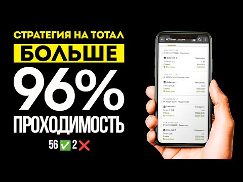 Видео: ✅ 96% СТАВОК ЗАХОДИТ! ЛУЧШАЯ СТРАТЕГИЯ НА ФУТБОЛ беспроигрышная стратегия ставок на спорт | ЛЕСЕНКА