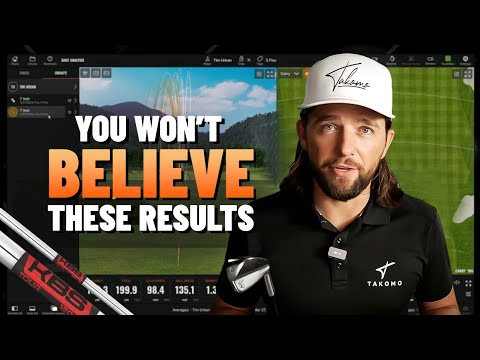 Видео: Сравнение стержней S Flex и R Flex Iron — Takomo 101T 7 Iron с стержнями KBS Tour