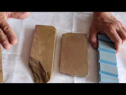 Видео: Посылка Японские натуральные камни для заточки опасной бритвы Nakayama Maruka whetstones unboxing