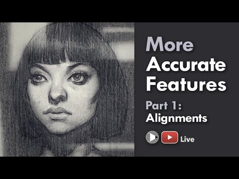Видео: Как рисовать точные черты лица. Часть 1