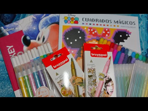 Видео: Мои новые раскраски и арт-материалы.🎨📚🐹