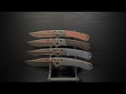 Видео: Две разные по качеству копии Benchmade 15080 Crooked River сравнение