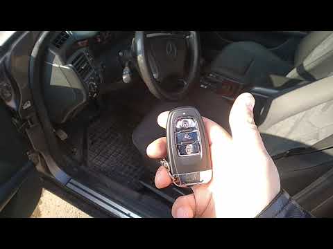 Видео: Кнопка Старт/Стоп, автозапуск и бесключевой доступ на мерседес W210