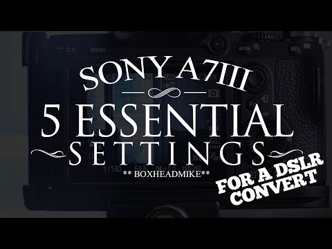 Видео: Sony A7iii — 5 ОСНОВНЫХ НАСТРОЕК