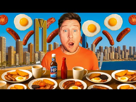 Видео: Я ел только полноценные английские завтраки в Бенидорме в течение 72 часов!