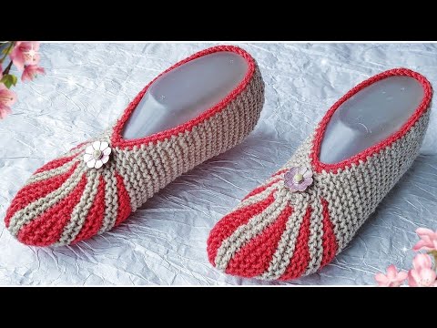 Видео: Следки спицами. Подробный мастер класс.