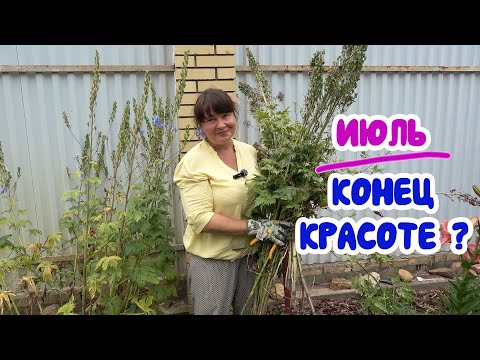 Видео: ИЮЛЬ - КОНЕЦ КРАСОТЕ? Вот и НЕТ! Обрезаем всё и запускаем сад на новое цветение!