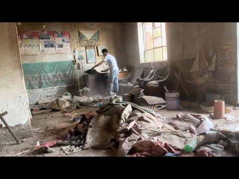 Видео: Бедный мальчик ремонтирует обветшалый дом и двор десятилетней давности.