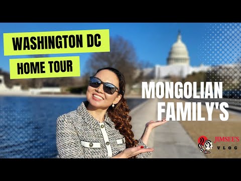 Видео: Touring a Mongolian family's home in WASHINGTON DC.Вашингтон ДС-дэх МОНГОЛ АЙЛ #hometour #mongolia