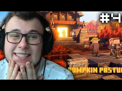 Видео: ОСЕННЯЯ ДЕРЕВНЯ | Неркин Играет В Minecraft Dungeons #4