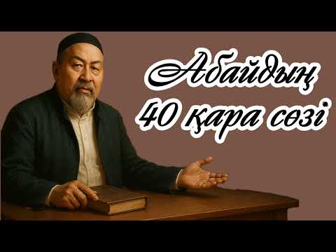Видео: Абайдың 40-қара сөзі | Қазақ мінезі жайлы ащы шындық #қарасөздер