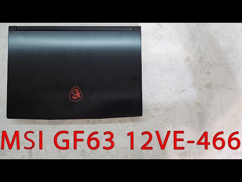 Видео: Ноутбук MSI GF63 Thin 12VE-466RU i7 12650H, 16Gb, SSD512Gb, RTX4050 6Gb распаковка и краткий обзор