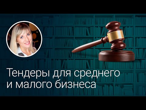 Видео: Тендеры для среднего и малого бизнеса