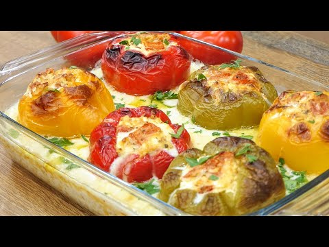 Видео: ОТЛИЧНЫЙ РЕЦЕПТ фаршированного перца! Это так вкусно и легко приготовить!