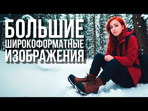 Видео: Stable Diffusion – БОЛЬШИЕ И ШИРОКОФОРМАТНЫЕ изображения