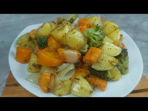 Видео: Он такой вкусный, что готовлю его почти каждый день! рецепт жареных овощей Happycall Double Pan