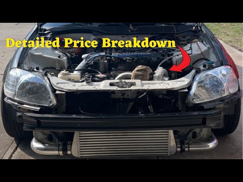 Видео: Сколько стоит турбонаддув Civic при ограниченном бюджете (НОВЫЕ ЗАПЧАСТИ)