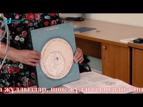 Видео: Иманжанова К.Т. Жұлдызды аспанның жылжымалы картасын зерттеу