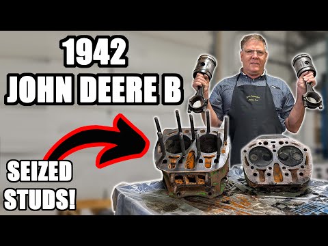 Видео: Мы НЕ СПРАВИЛИСЬ с удалением шипов на этом тракторе John Deere B!
