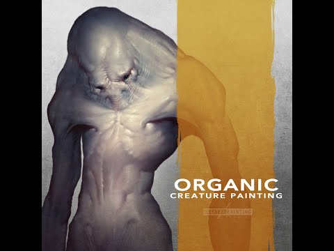 Видео: Урок по концепт-арту: создание органического существа с помощью цифровой живописи
